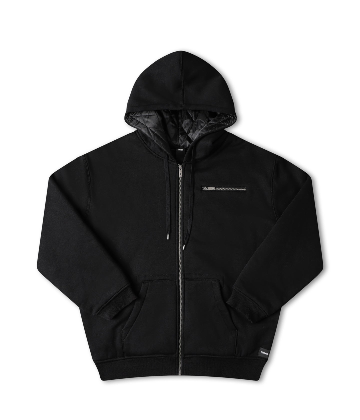 CA LINED ZT HOOD // BLACK – FORMER MERCHANDISE