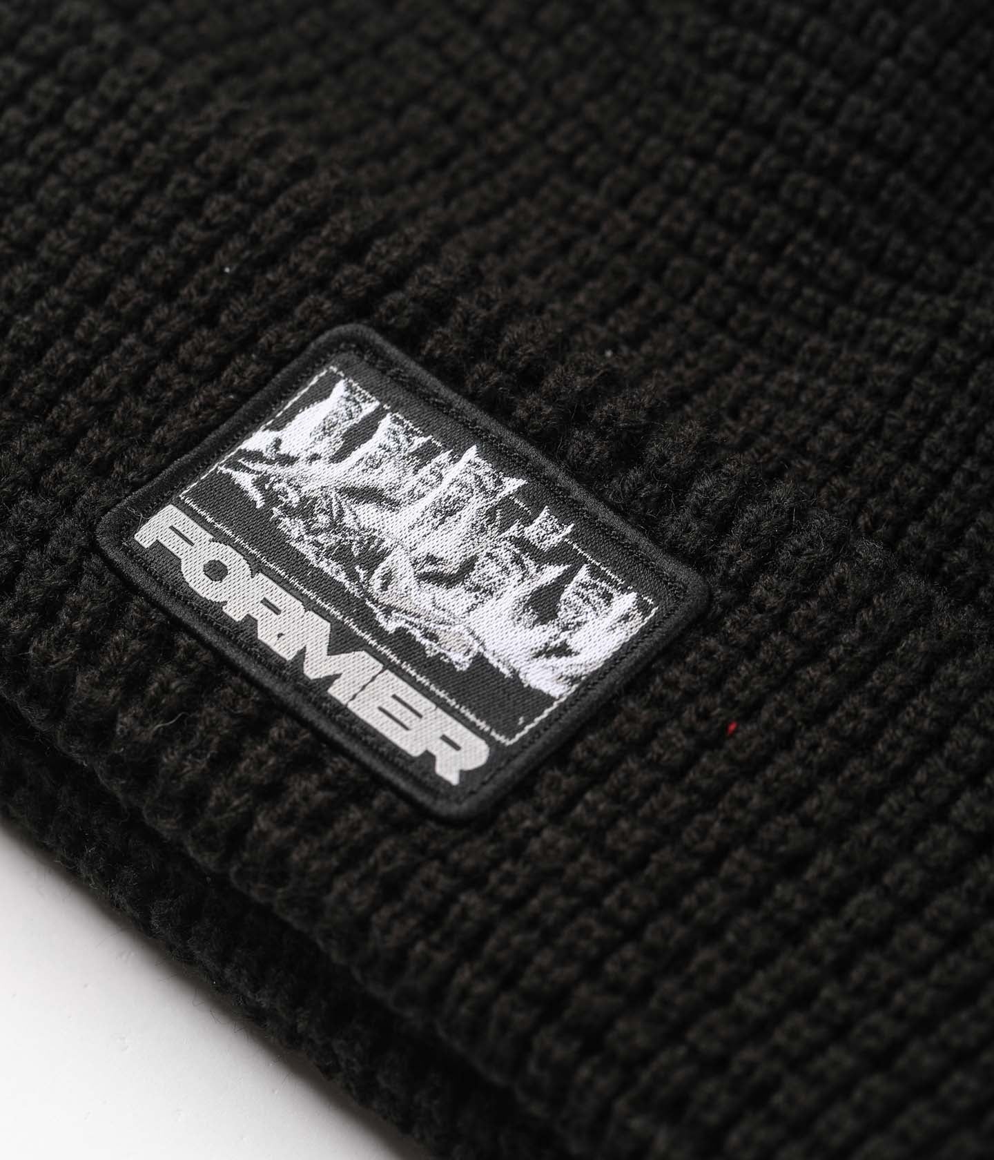 THEATER PATCH BEANIE // BLACK