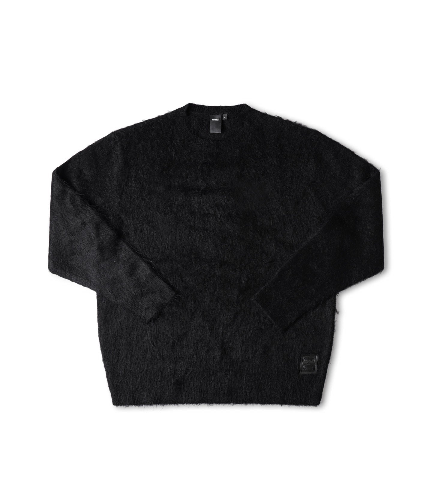 CRUX KNIT CREW // BLACK – FORMER MERCHANDISE