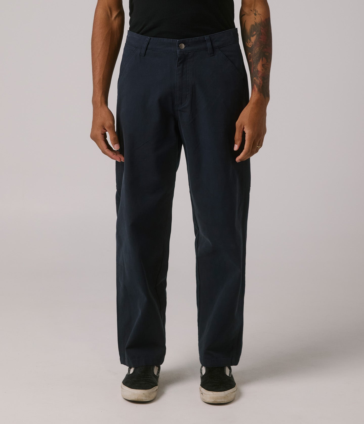 VT CANVAS DISTEND CARPENTER PANT // WORN NAVY
