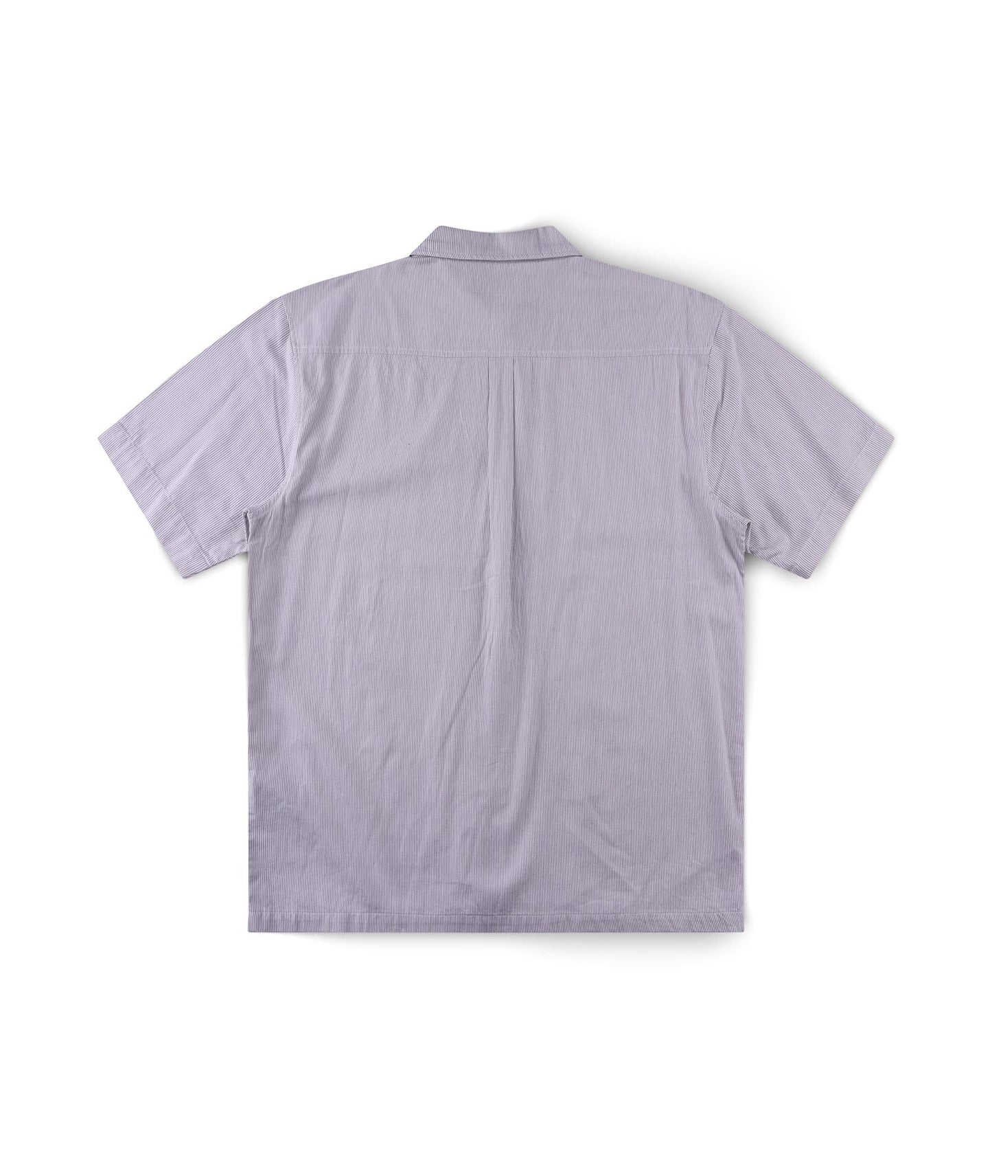 VIVIAN BOXY STRIPE SS SHIRT // GREY