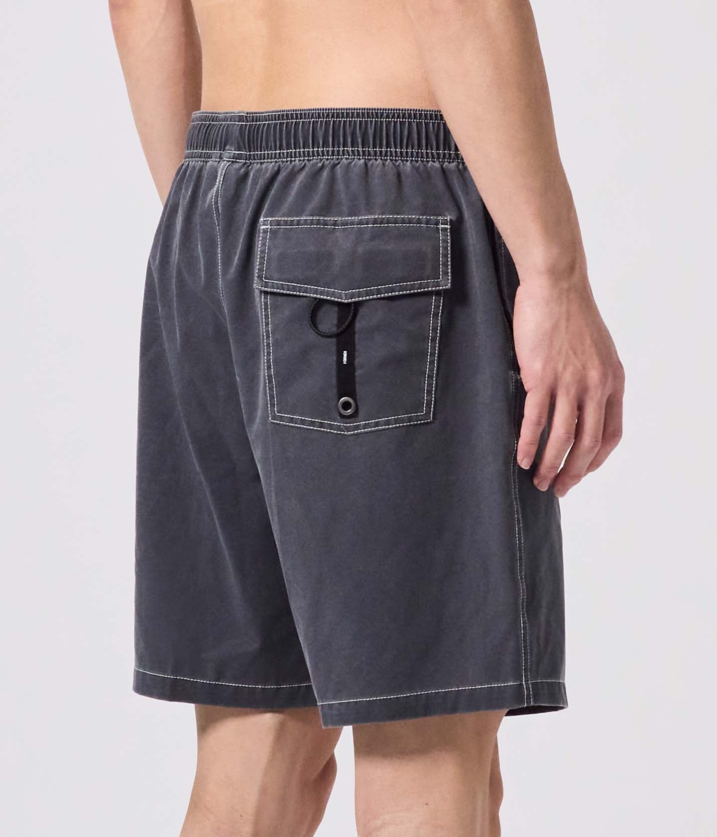 SWANS CRUX BAGGY 18' SWIM TRUNK // WASHED BLACK