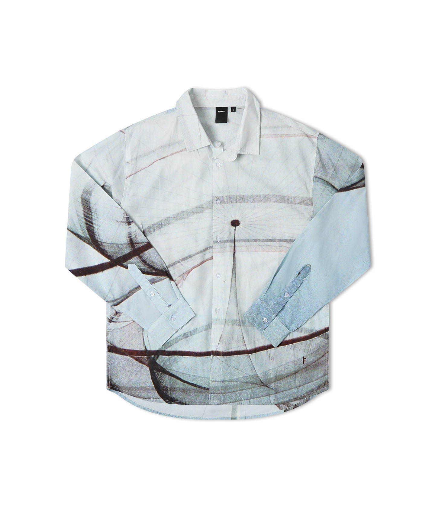 VIVIAN COIL LS SHIRT // SKY – FORMER MERCHANDISE