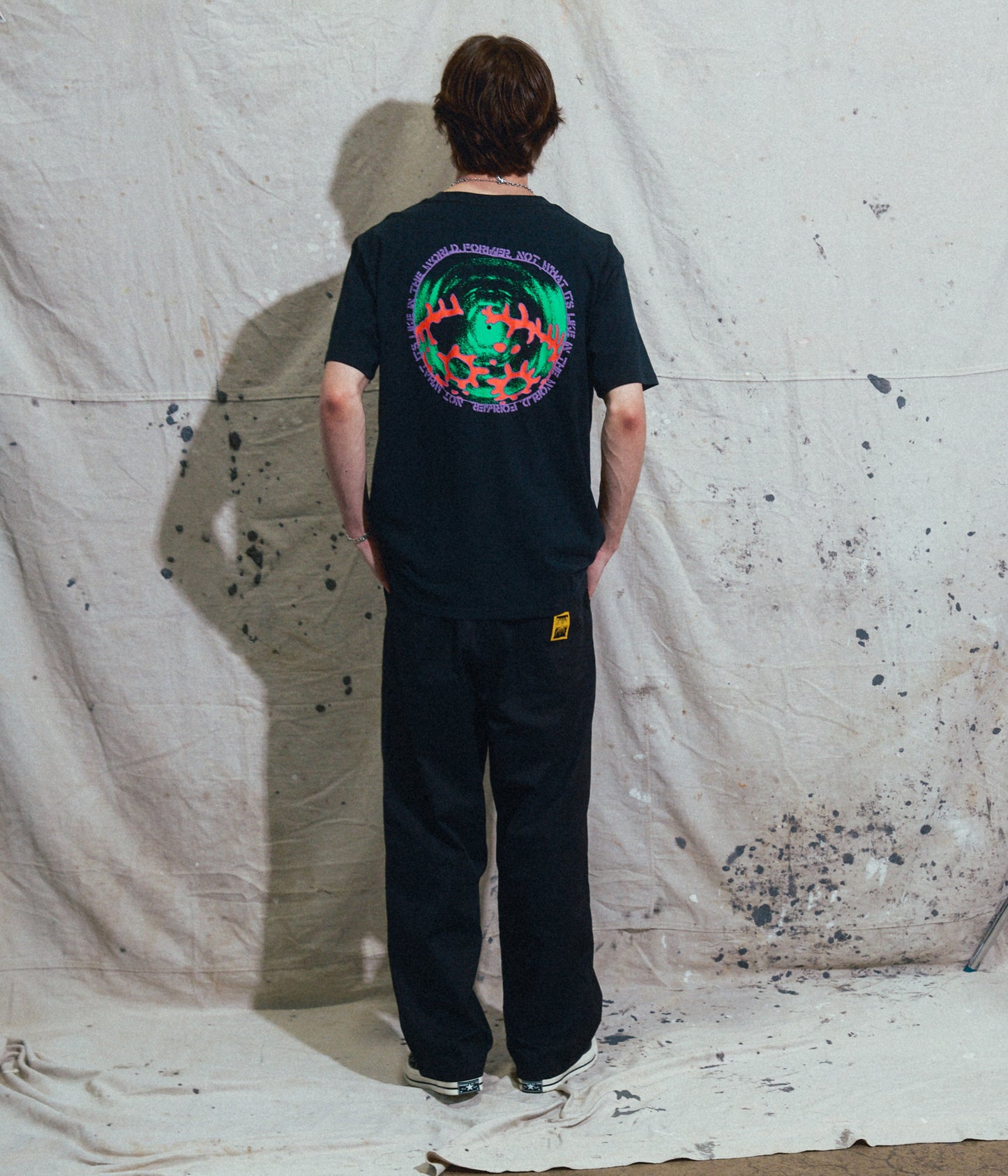 GLOBAL MIND T-SHIRT // BLACK