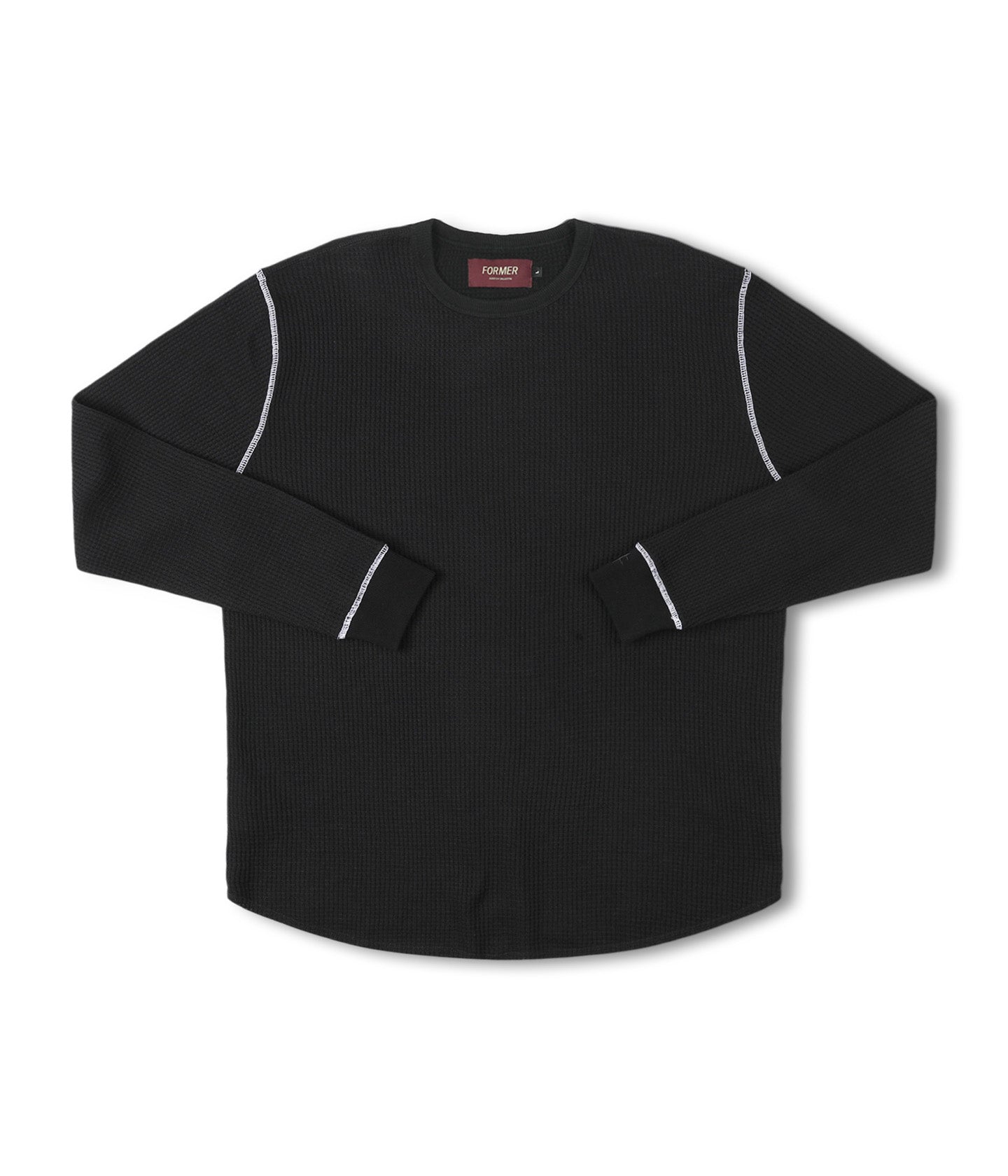 AG WAFFLE LS // BLACK WHITE – FORMER MERCHANDISE AG WAFFLE LS // BLACK WHITE – FORMER MERCHANDISE