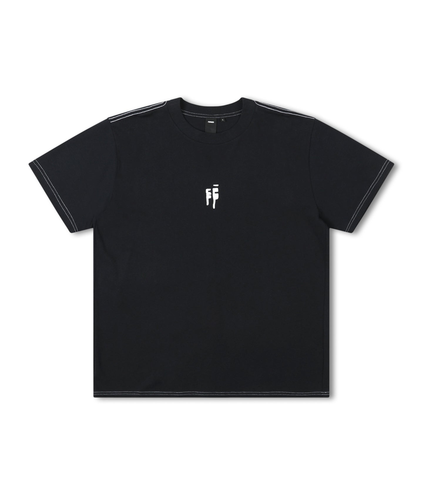 SKEWER OVERSIZED T-SHIRT // BLACK – FORMER MERCHANDISE