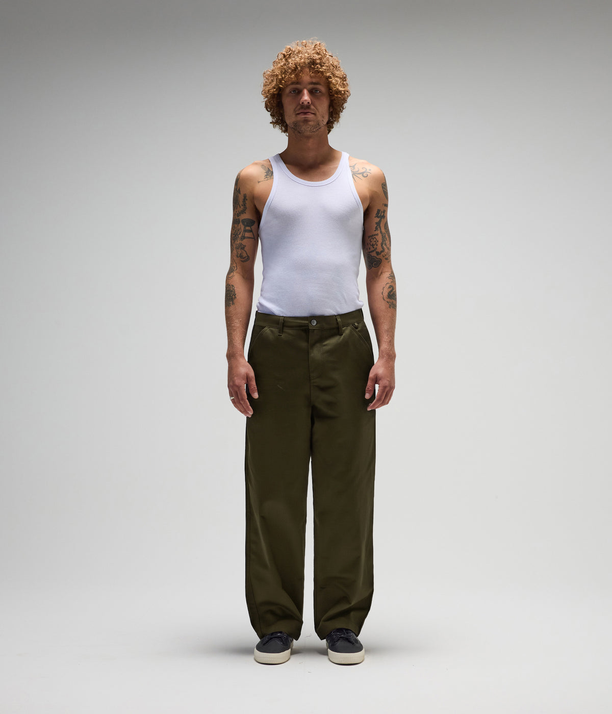 REYNOLDS WORK PANT // DEEP OLIVE