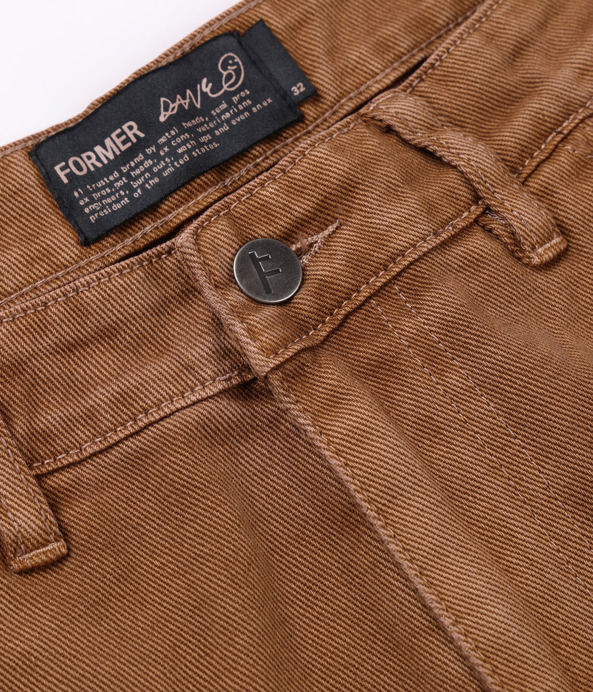 REYNOLDS DENIM PANT // WASHED BROWN