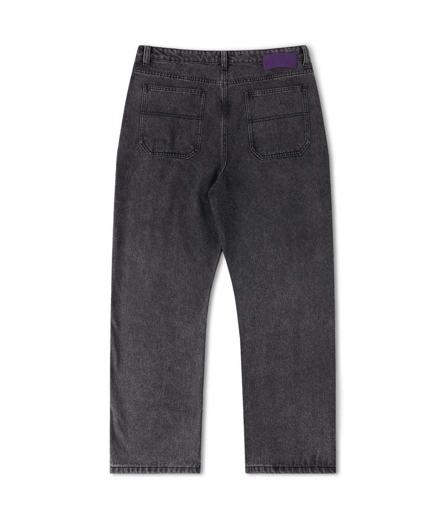 FORMER Studded Denim Pant in Washed Black - FORMER x RAGE Collection