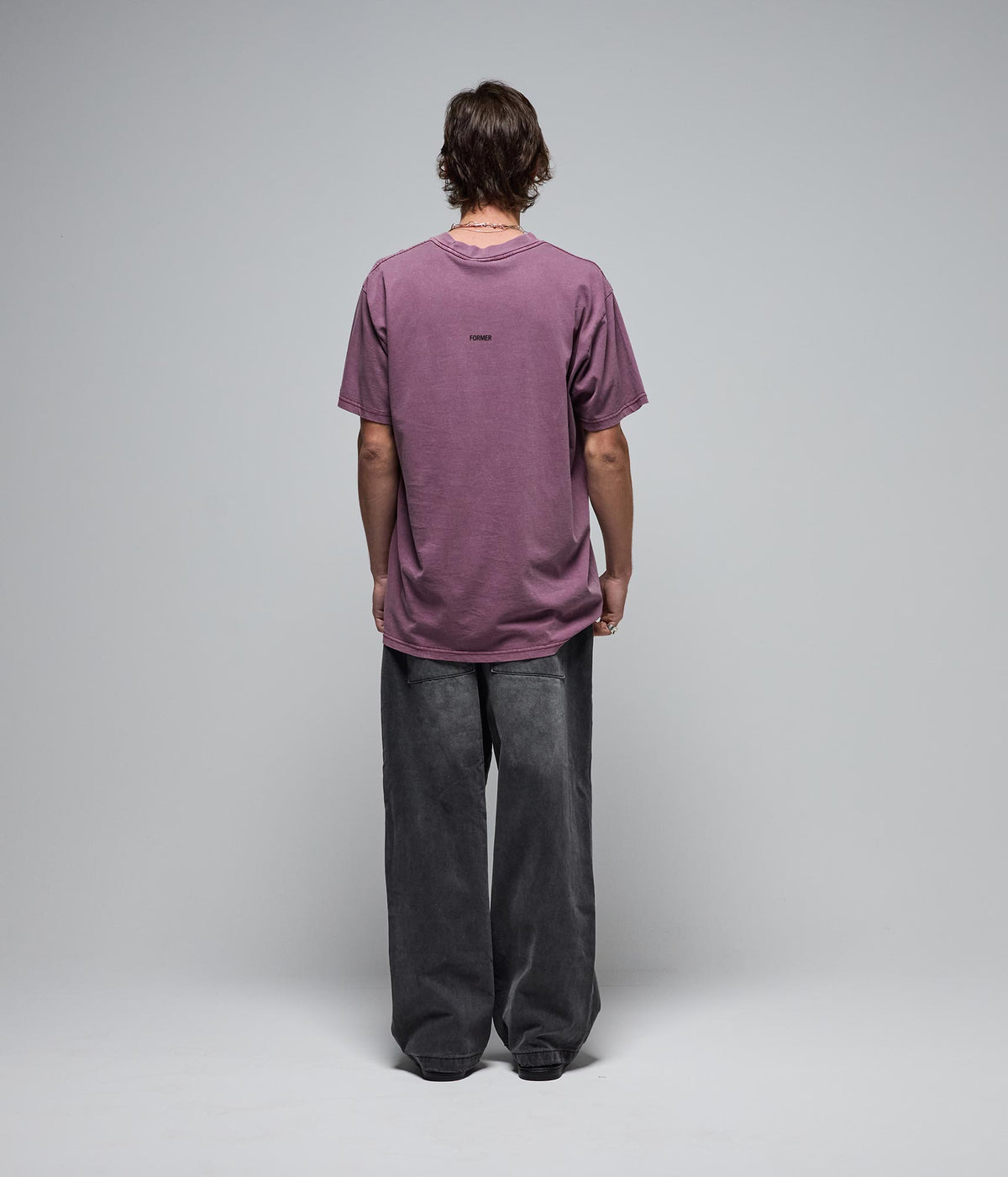 FORMER Crux T-Shirt in Washed Crimson - Origin Collection