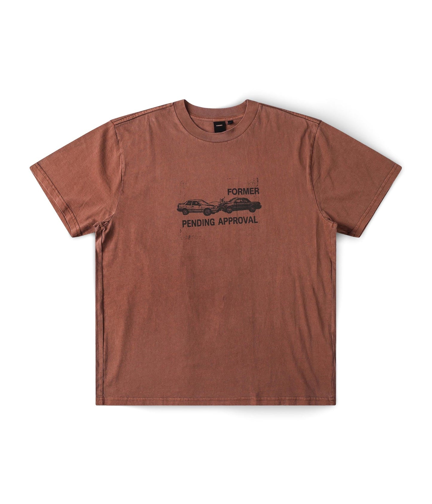 FORMER Fork in the Road T-Shirt in WASHED BARK