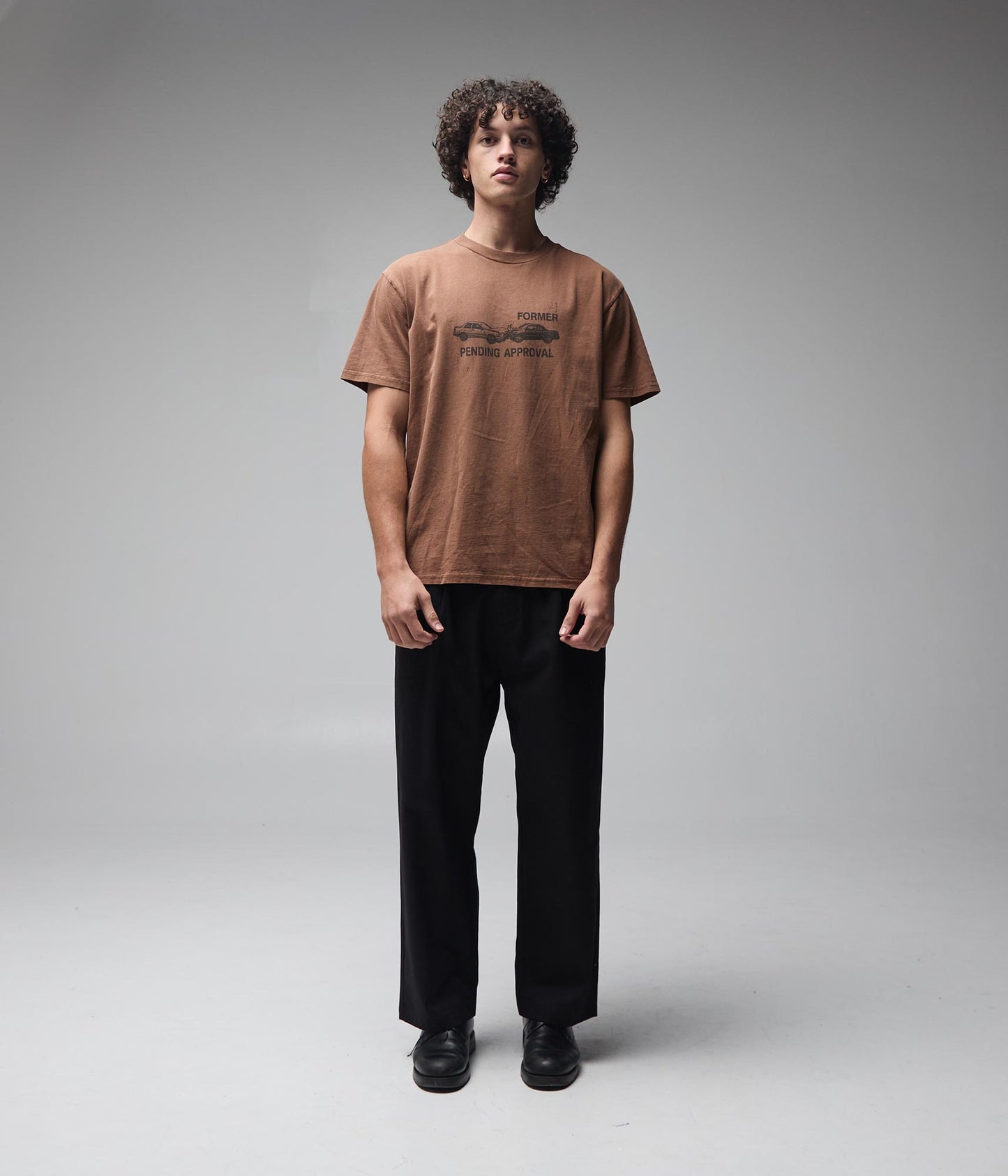 FORMER Fork in the Road T-Shirt in WASHED BARK