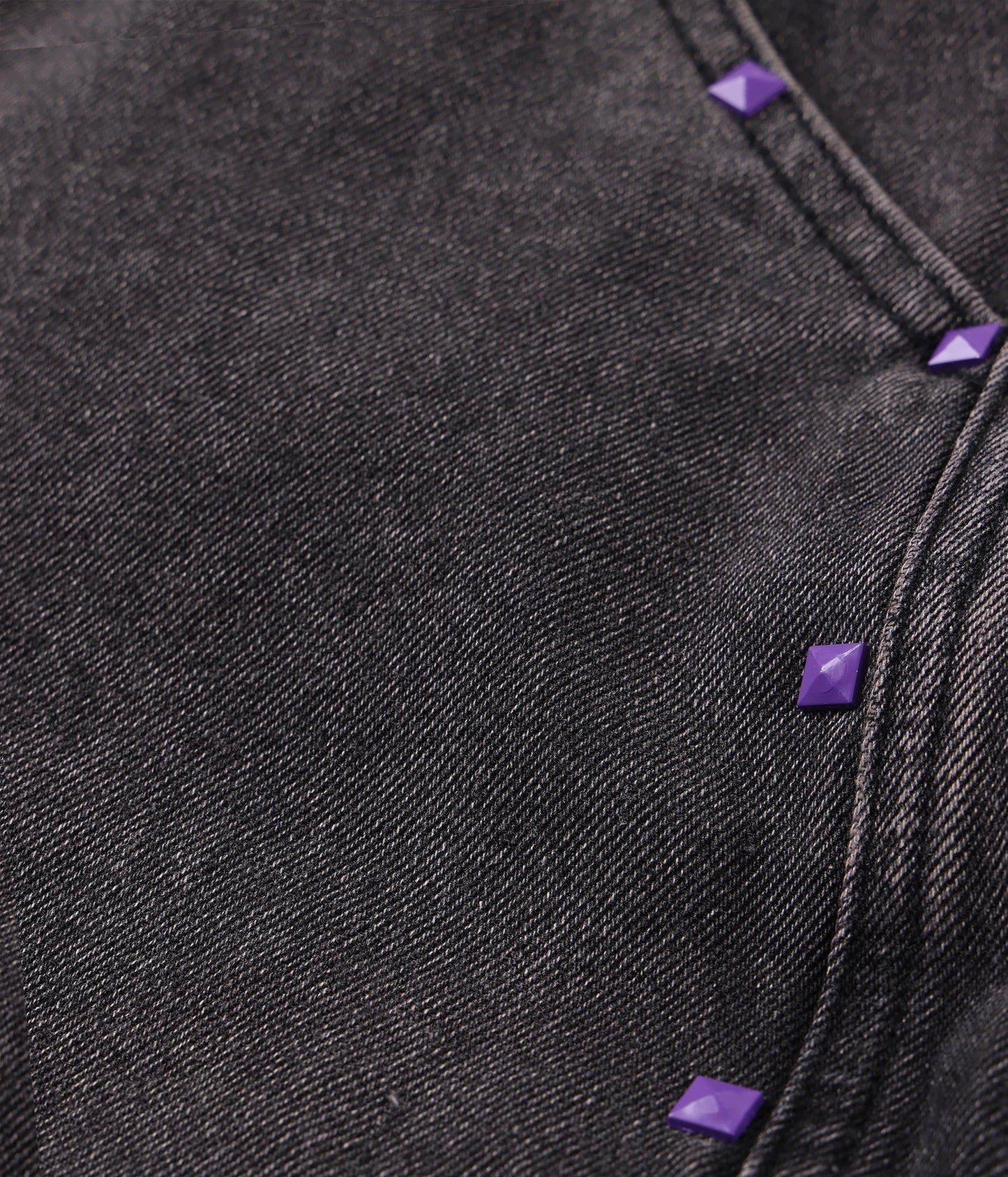 FORMER Studded Denim 21" Walkshort in Washed Black - FORMER x RAGE Collection
