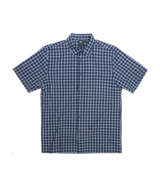 VIVIAN CHECK S/S SHIRT/ NAVY