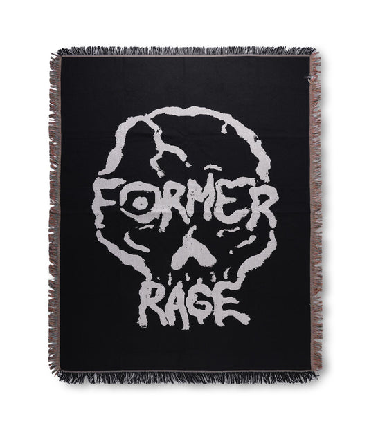 FORMER Skullz Throw Blanket in Black - FORMER x RAGE Collection