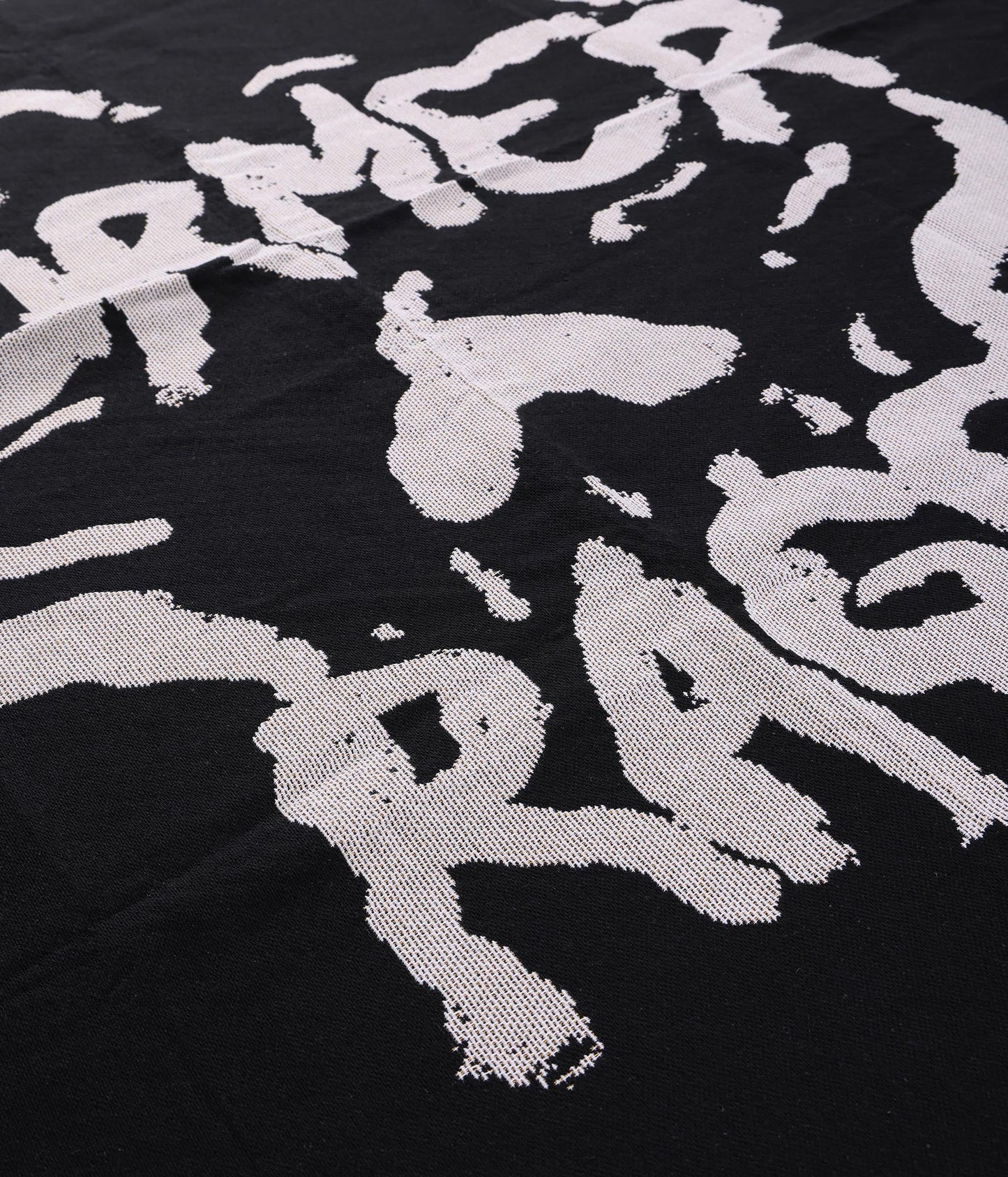 FORMER Skullz Throw Blanket in Black - FORMER x RAGE Collection