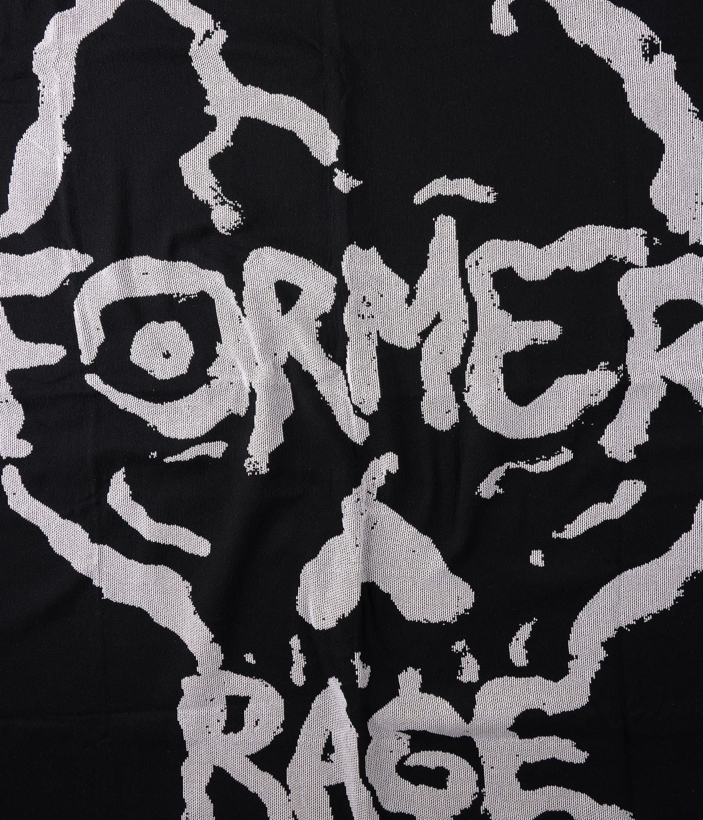FORMER Skullz Throw Blanket in Black - FORMER x RAGE Collection