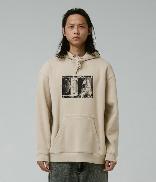 FLOURISHED HOOD // BONE