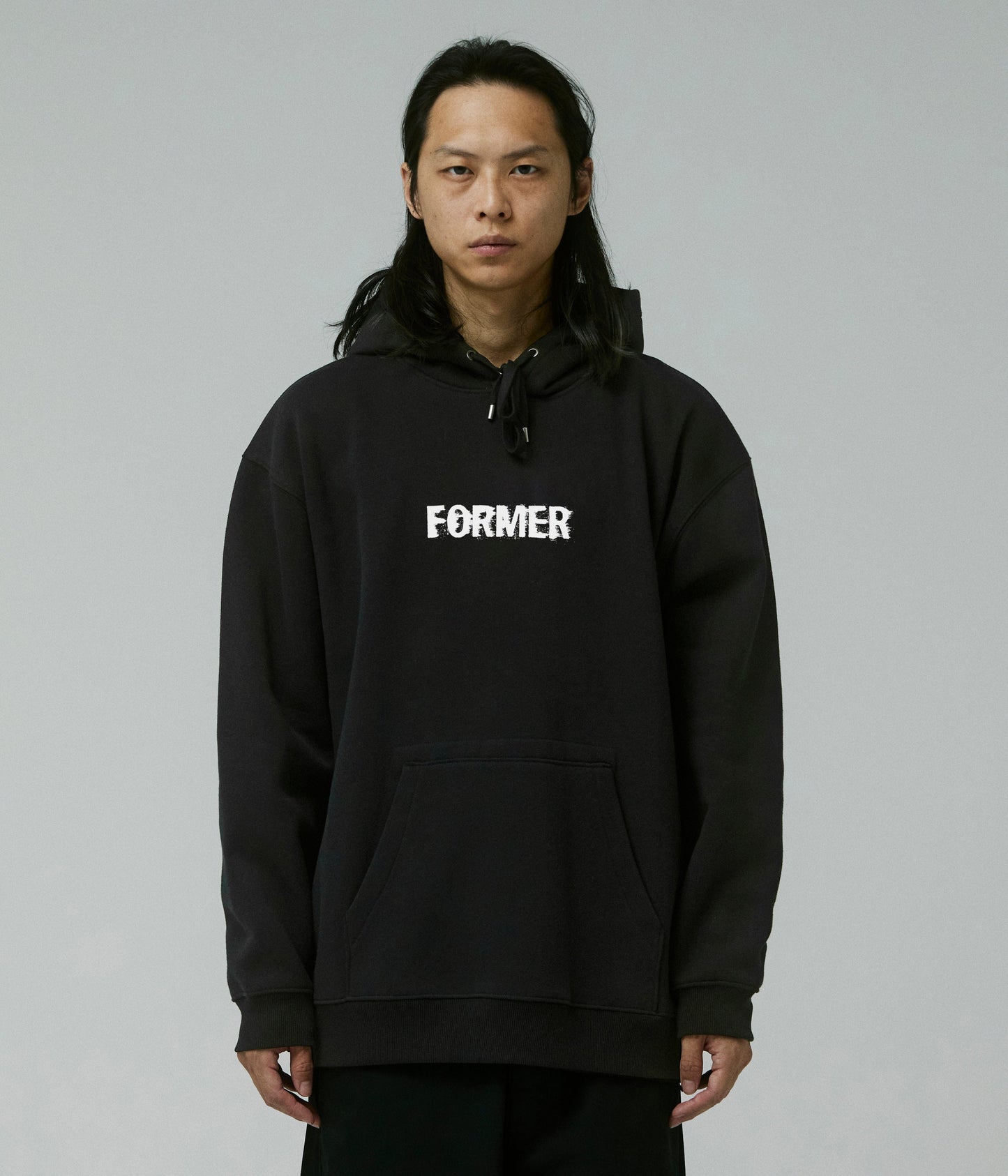 LEGACY LABYRINTH HOOD // BLACK