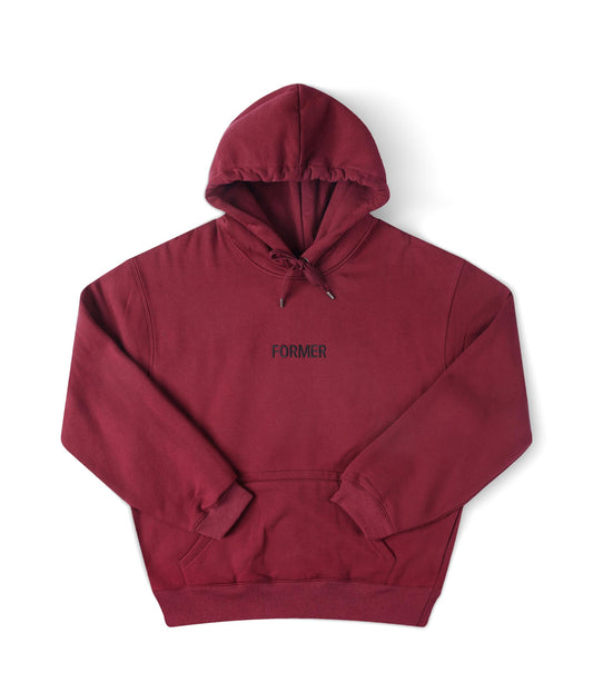 FORMER Legacy Emb Hood in Crimson - Origin Collection