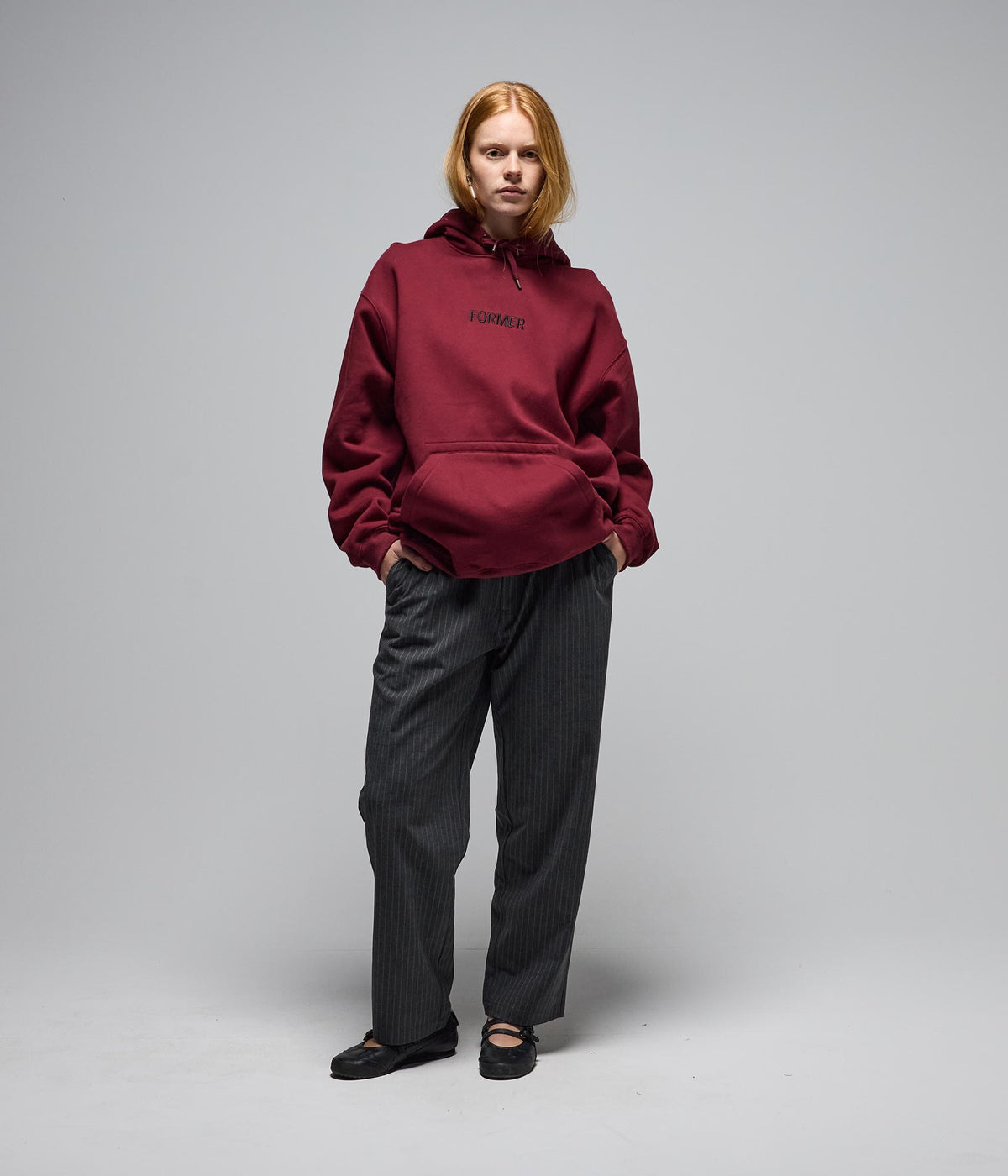 FORMER Legacy Emb Hood in Crimson - Origin Collection