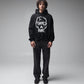 FORMER Skullz Boxy Heavy Hood in Merch Black - FORMER x RAGE Collection