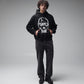 FORMER Skullz Boxy Heavy Hood in Merch Black - FORMER x RAGE Collection