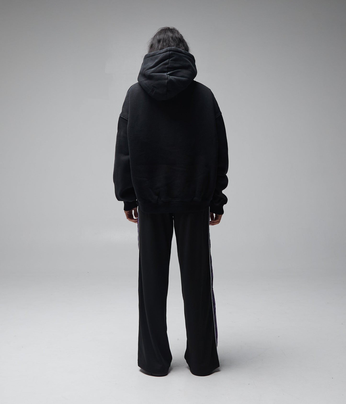 FORMER Skullz Boxy Heavy Hood in Merch Black - FORMER x RAGE Collection