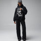 FORMER Skullz Boxy Heavy Hood in Merch Black - FORMER x RAGE Collection
