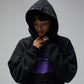 FORMER Corp Boxy Hood in Merch Black - FORMER x RAGE Collection
