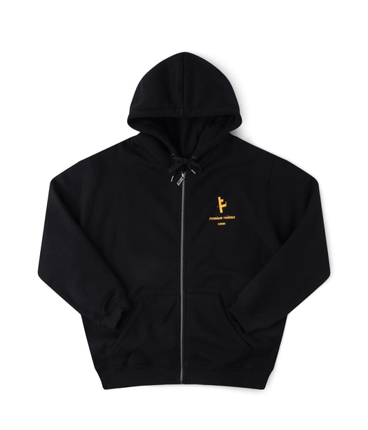 FORMER Slant F ZT Hood in BLACK - Destroyed By Dane Collection