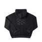 FORMER Alleviate Boxy Zip Hood in WASHED BLACK - Pending Approval Collection