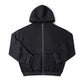 FORMER Alleviate Boxy Zip Hood in WASHED BLACK - Pending Approval Collection