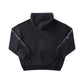 ILLUSION BOXY HOOD // WASHED BLACK