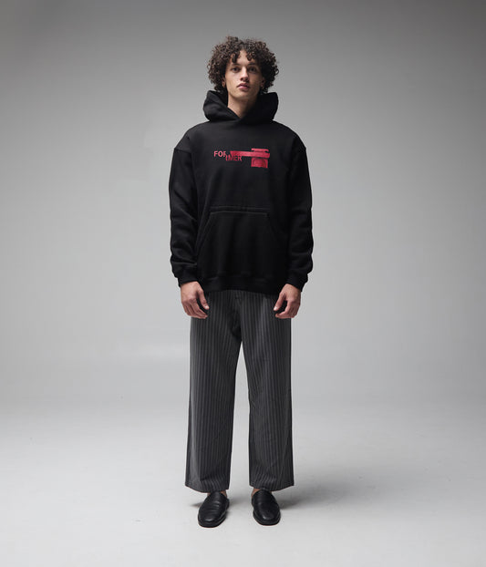 TAPE CRUX HOOD // BLACK