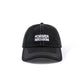 SKEWED 6-PANEL CAP // BLACK