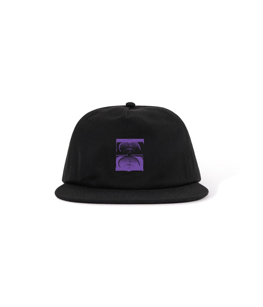 FORMER Crux Cap in Black / Purple - FORMER x RAGE Collection