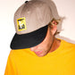 SLANT F CAP // BROWN