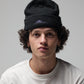 ILLUSION MOHAIR BEANIE // BLACK