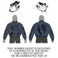 ALWAYS FOREVER BOMBER JACKET // WASHED NAVY