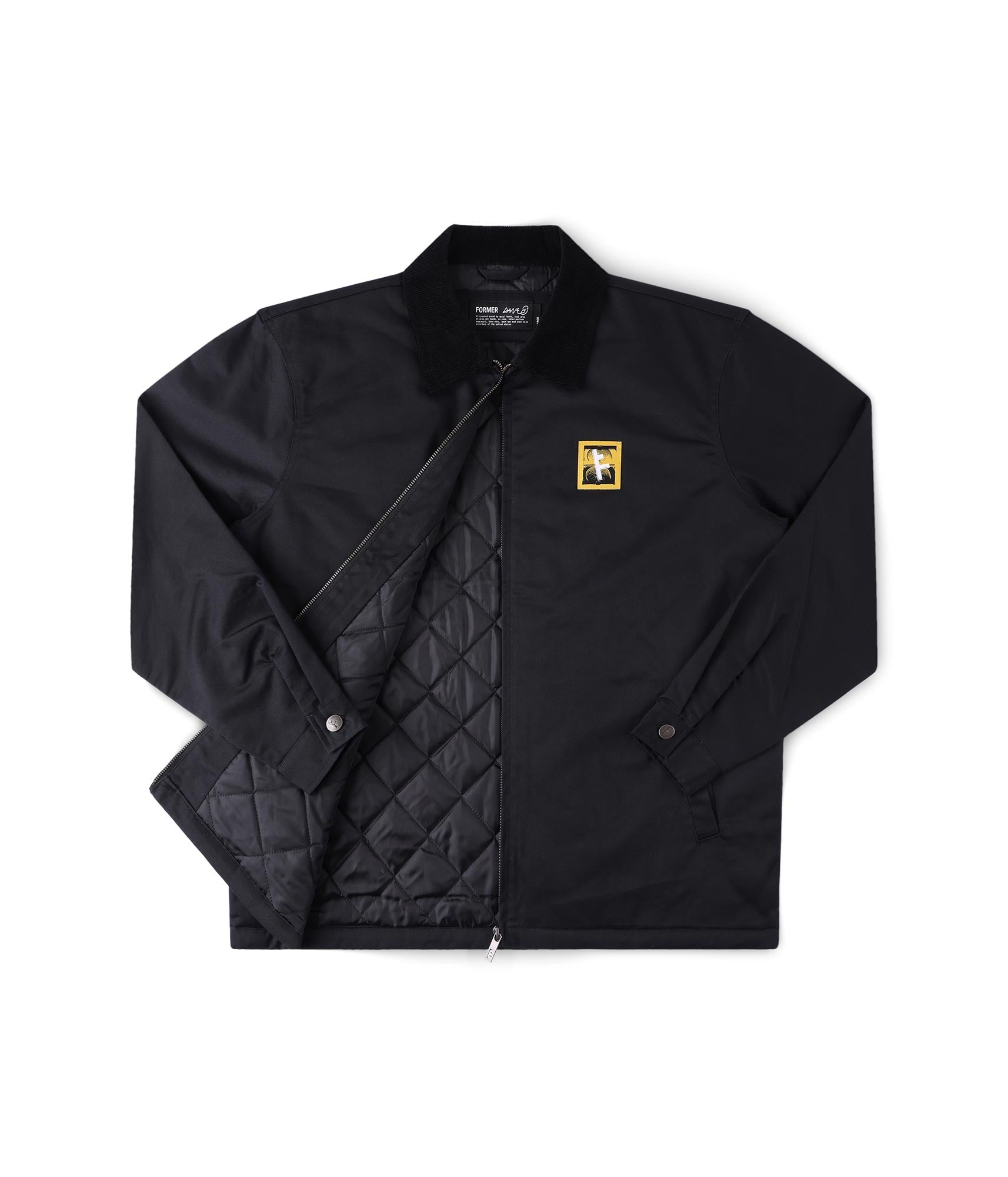 FORMER DXD Reynolds Jacket in BLACK - Destroyed By Dane Collection