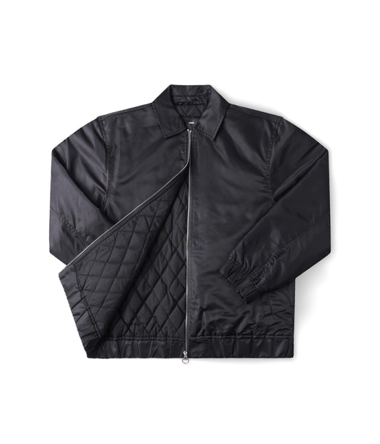 ILLUSION NYLON JACKET // BLACK