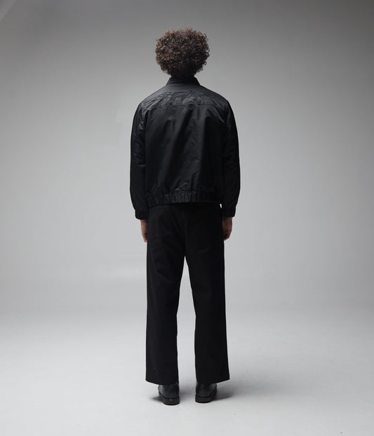 ILLUSION NYLON JACKET // BLACK