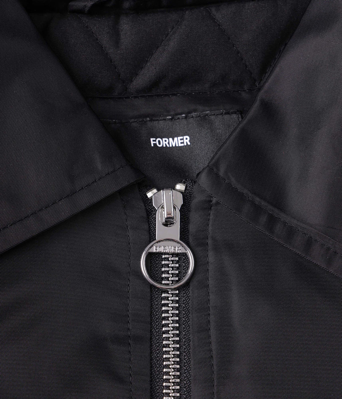 ILLUSION NYLON JACKET // BLACK