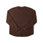 AG RAGLAN WAFFLE // BROWN