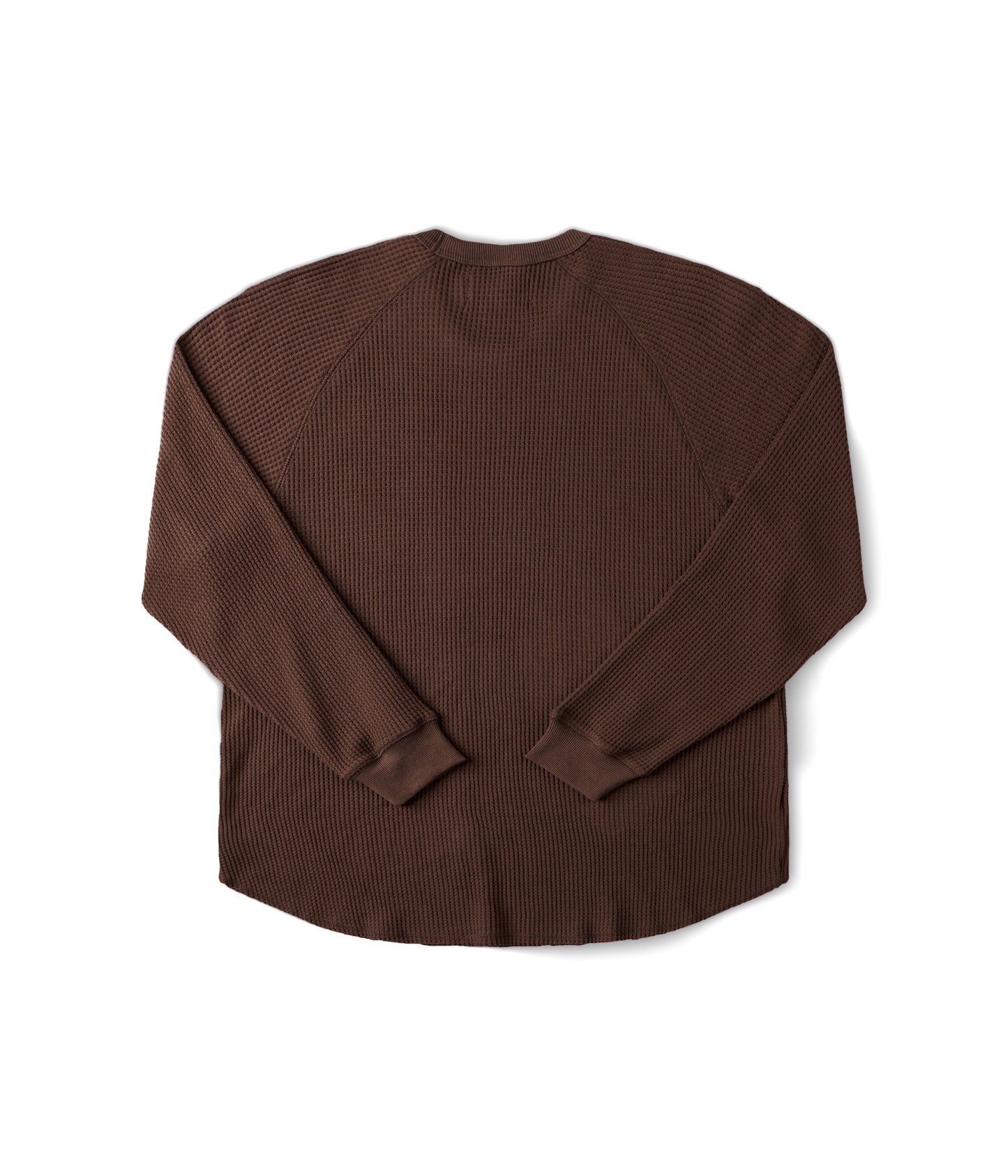 AG RAGLAN WAFFLE // BROWN