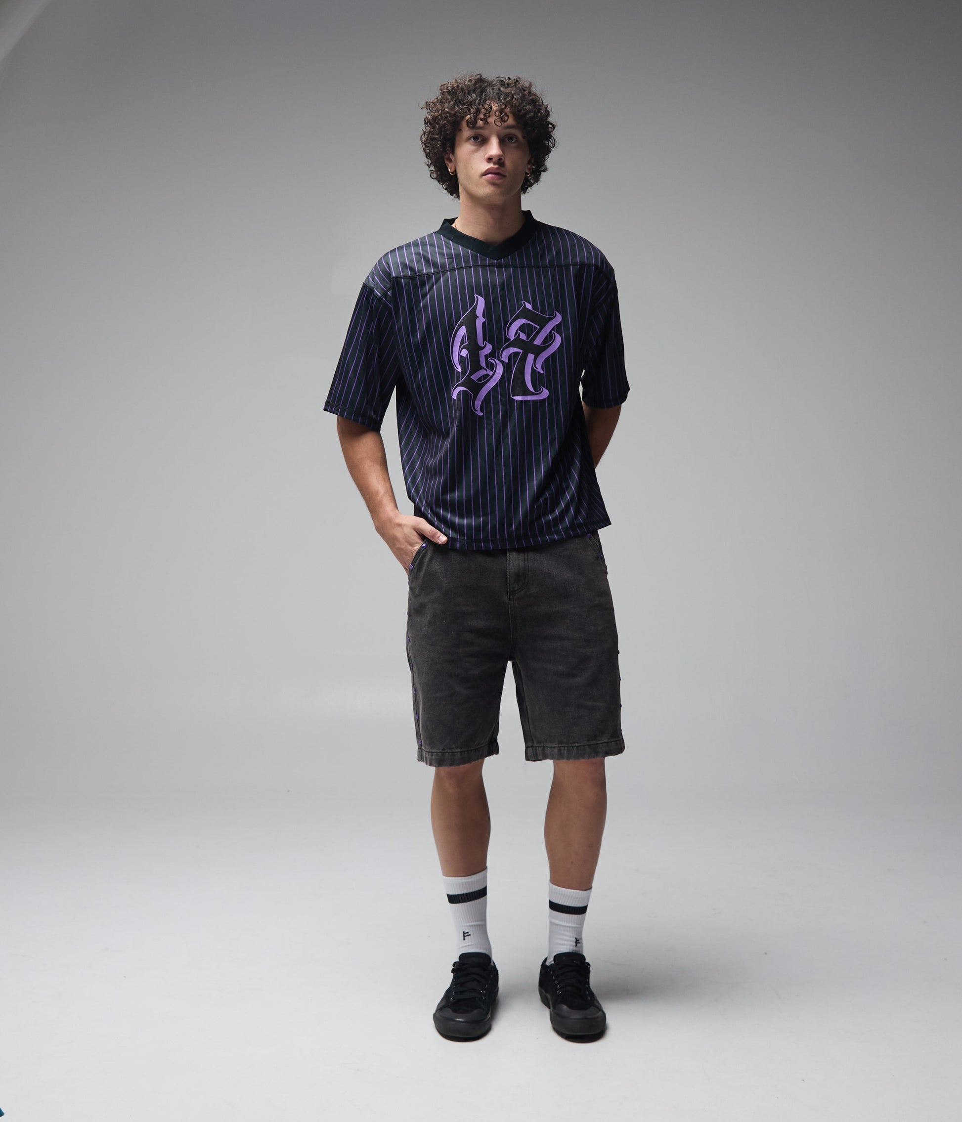 FORMER Established 17 Ss Jersey in Black - FORMER x RAGE Collection