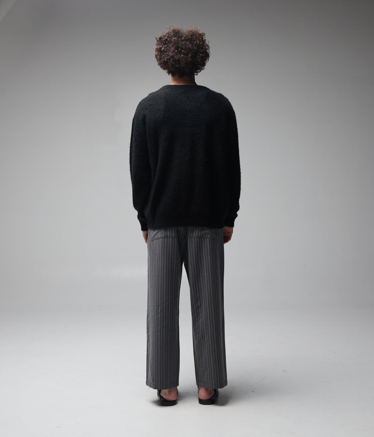 ILLUSION MOHAIR KNIT // BLACK