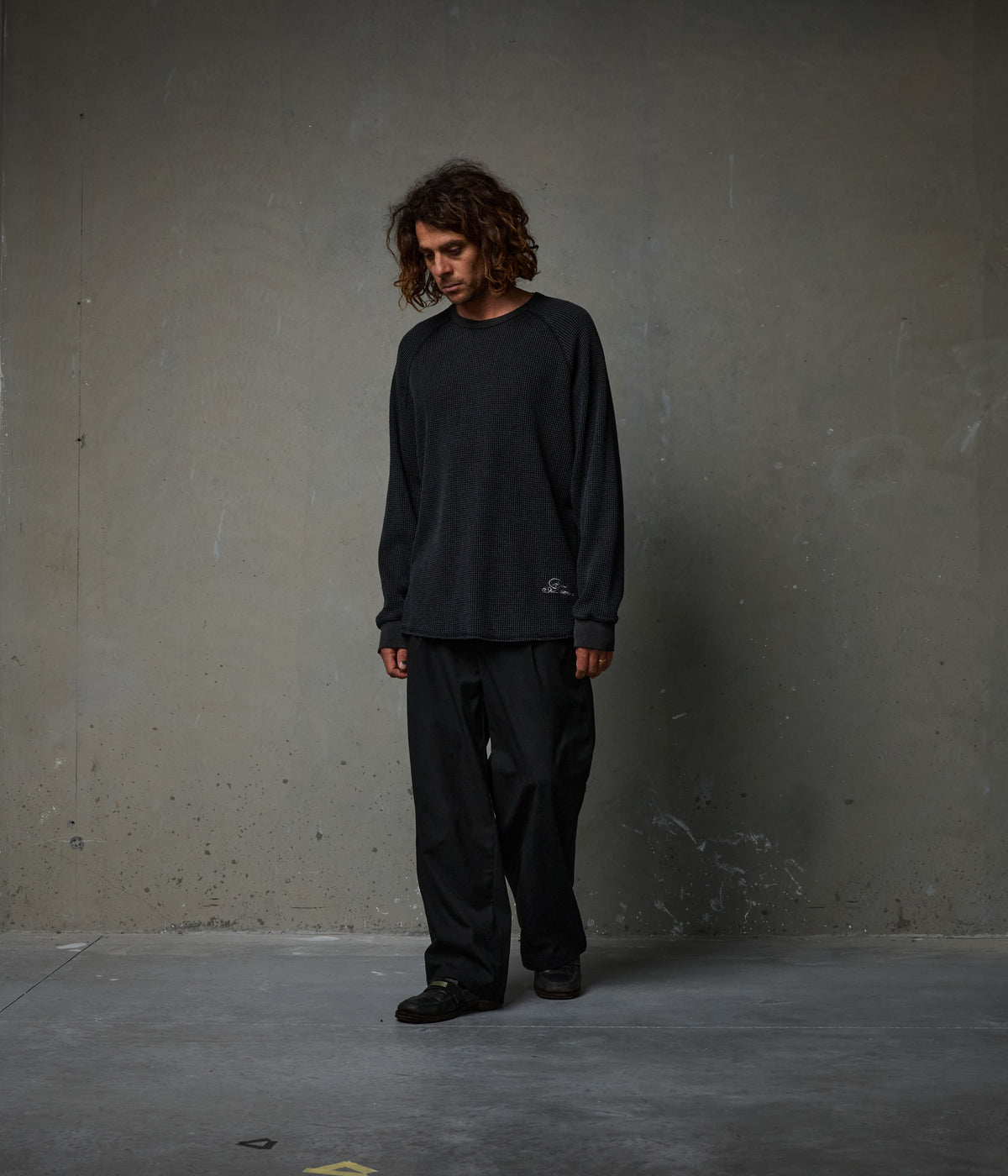 ILLUSION LS WAFFLE // ACID BLACK
