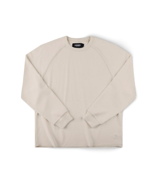 AG RAGLAN WAFFLE // BONE